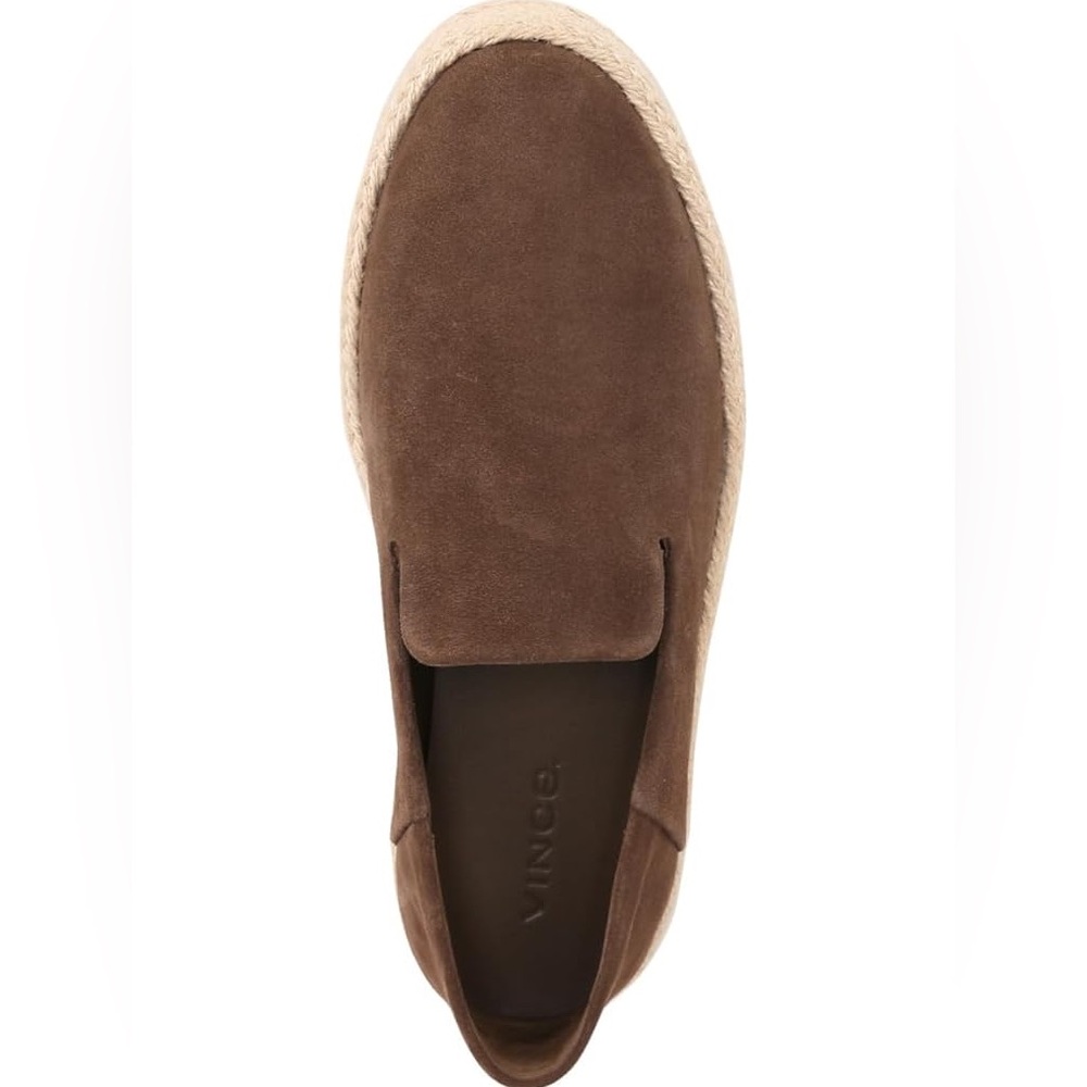 Vince Men's Tan Suede Loafers Espadrille Emmitt